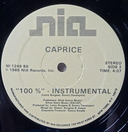 洋楽 CAPRICE/100% US 12\"
