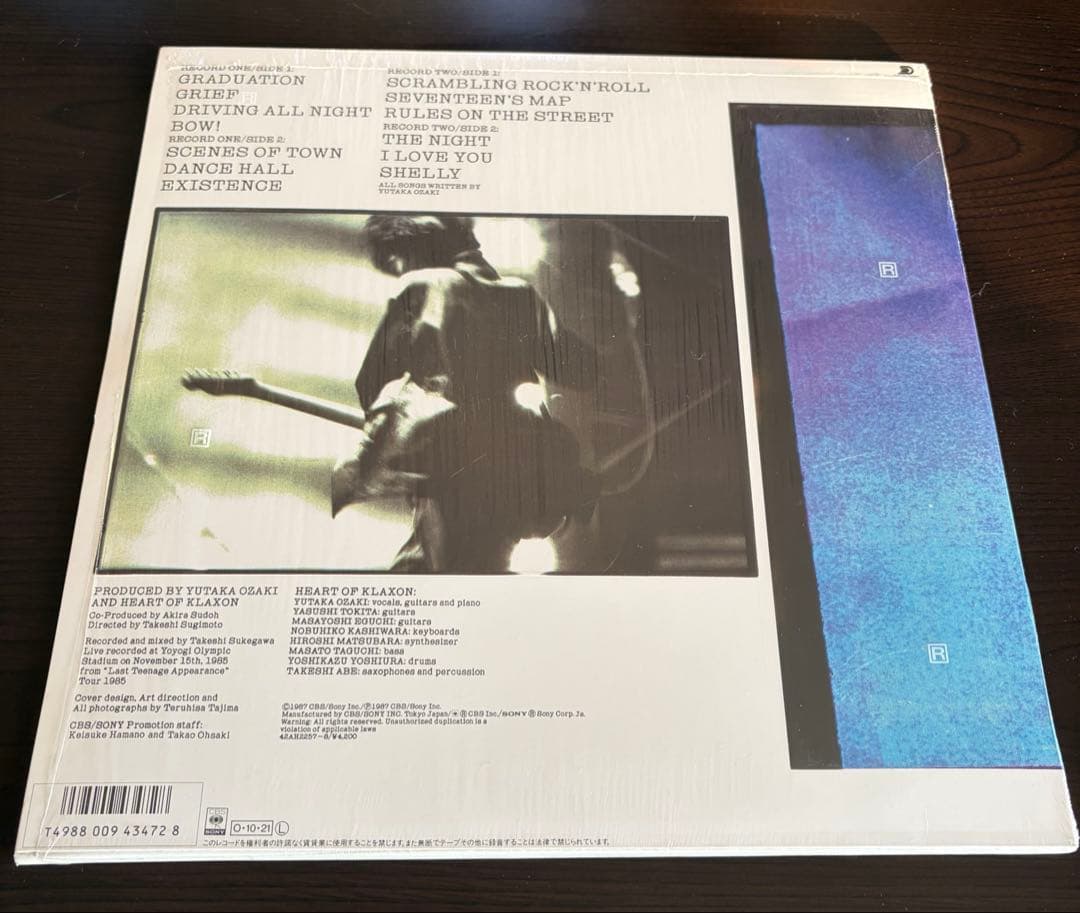 尾崎豊 レコード オリジナル盤 十七歳の地図 LAST〜 卒業 '80s 超名盤