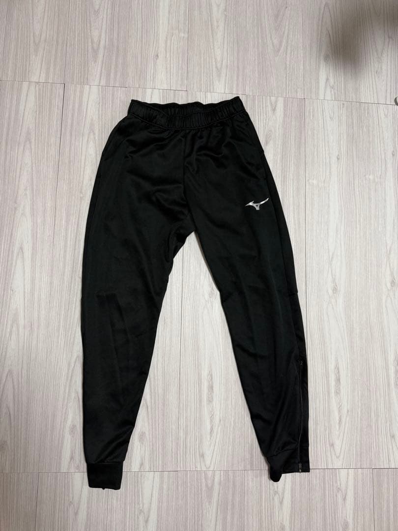 Mizuno フード付きジャージ上下セット ブラック