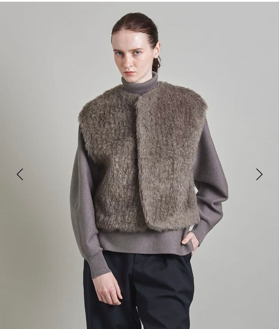 未使用新品＜LOEFF＞シャギー ベスト