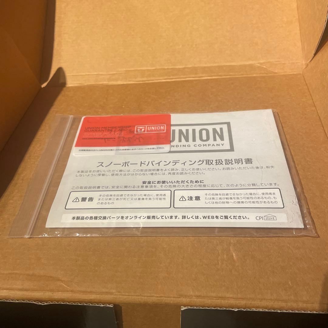 【送料込み】★UNION ATLAS★ユニオン バインディング★メンズM★未使用