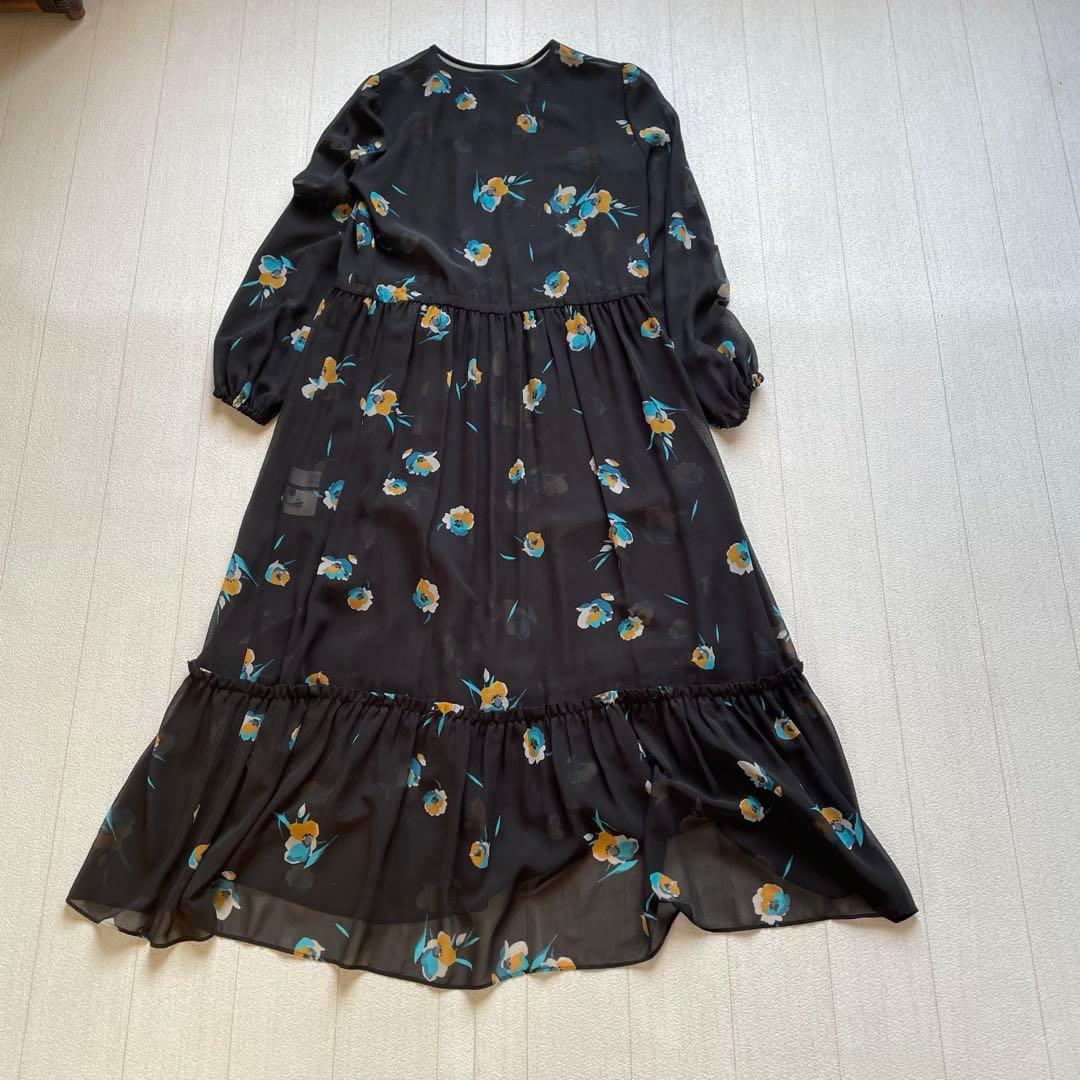 LOULOU WILOUGHBY レトロフラワーワンピース　2
