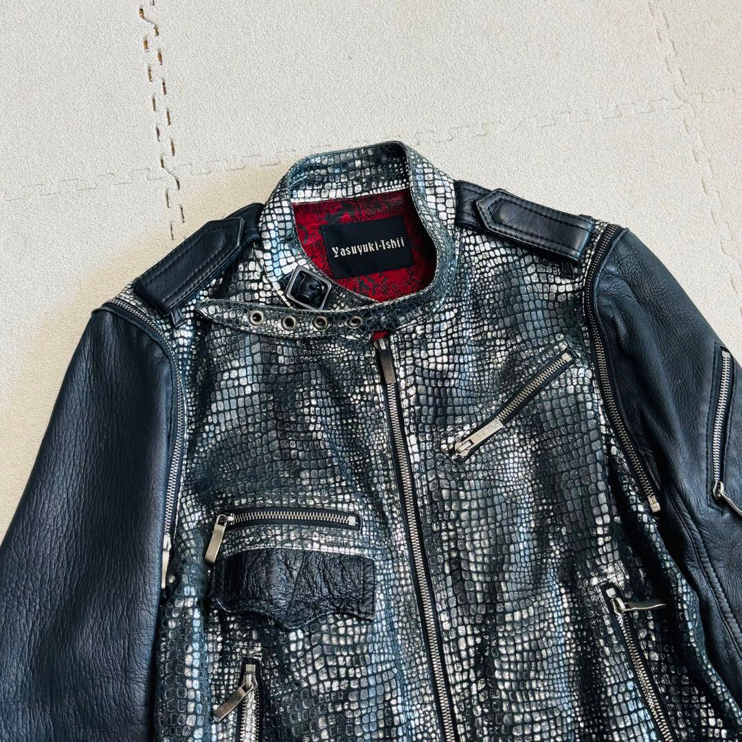 ジャケット・アウター Yyy yasuyuki ishii leather jacket