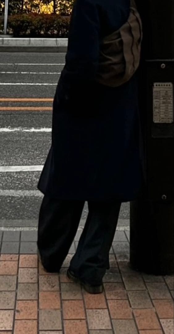 スーツ simpleproject WOOL TWISTED BELTED PANTS