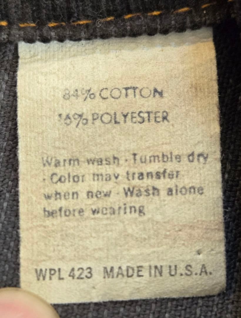 【非売品】70s Levi's 70505 / ブラックコーデュロイジャケット
