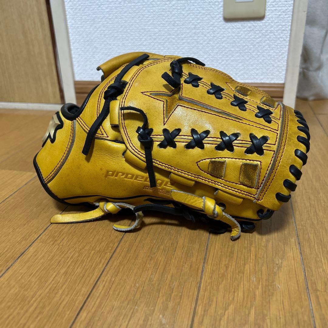 カブトムシくん様PROEDGE 硬式野球グローブ イエロー