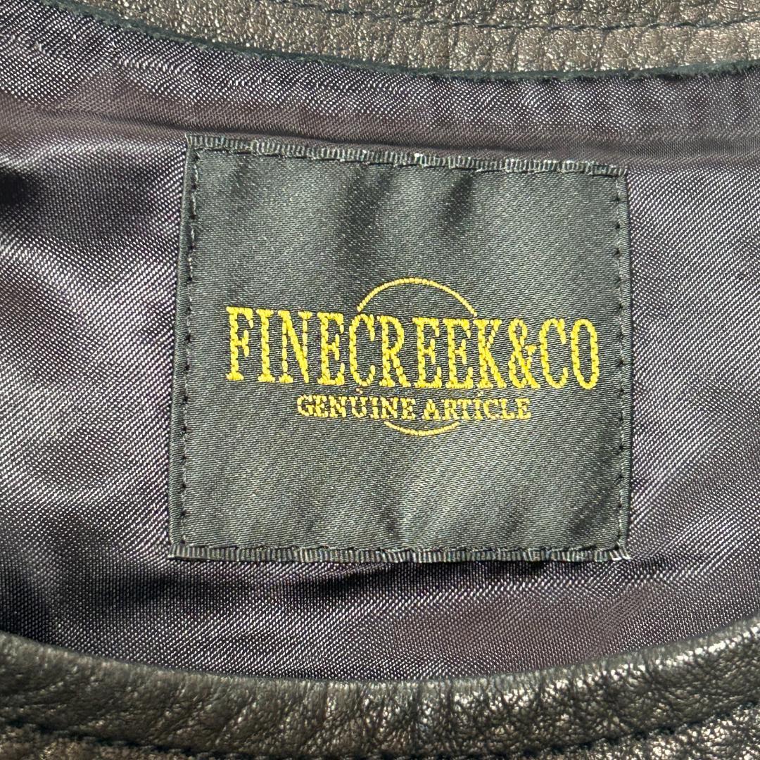 希少　FINE CREEK　Plant　レザー　プルオーバー　鹿革　ディアスキン
