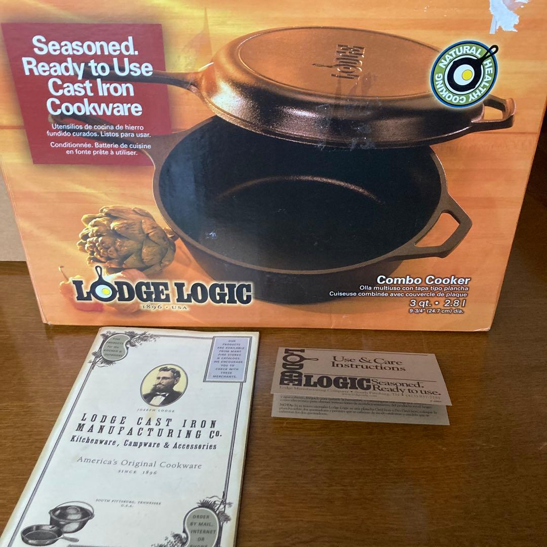ダッチオーブン(Lodge Logic Combo Cooker 3qt)