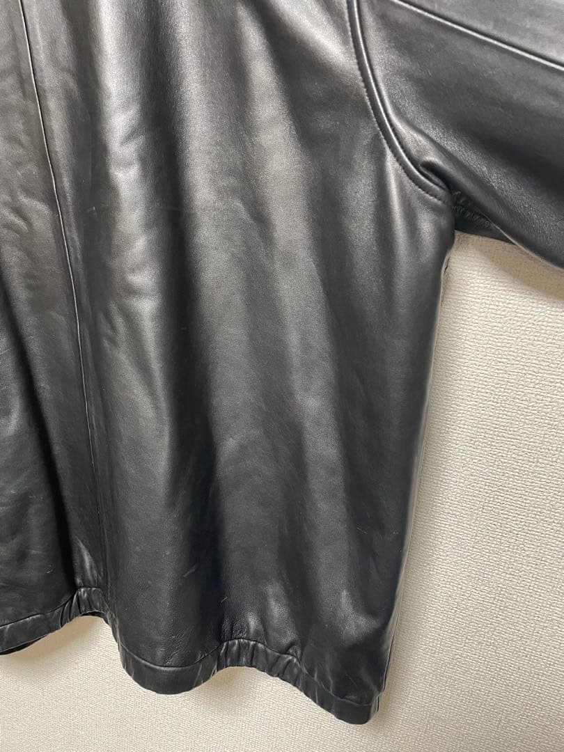 ポロ　ラルフローレン レザースイングトップ ブラック XXL