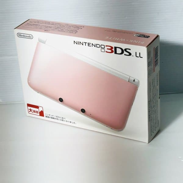 ★未使用品★極美品ニンテンドー3DS LL　ピンクXホワイト 生産終了 訳