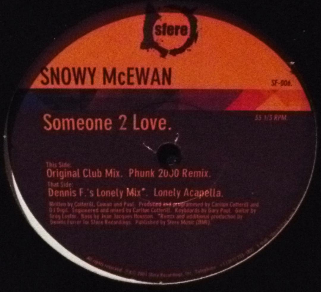 未使用 y McEwan - Someone 2 Love / レコード