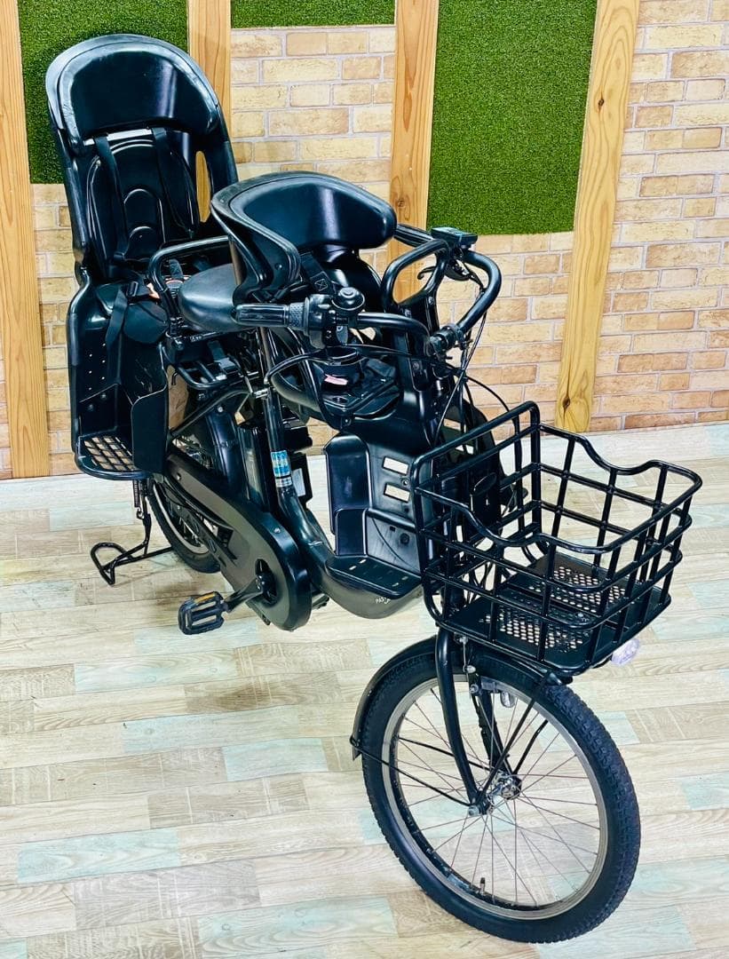 2019ブラック 最高峰バビー ヤマハ 子供乗せ電動アシスト自転車 H3646