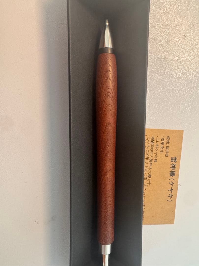 Woodpen craft 雷神欅　シャーペン