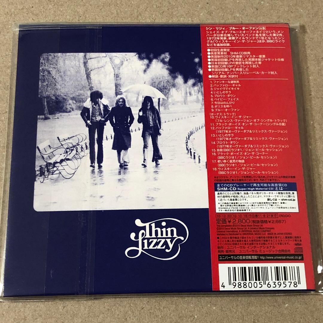 紙ジャケット SHM-CD シン・リジィ ブルー・オーファン+9 紙ジャケ