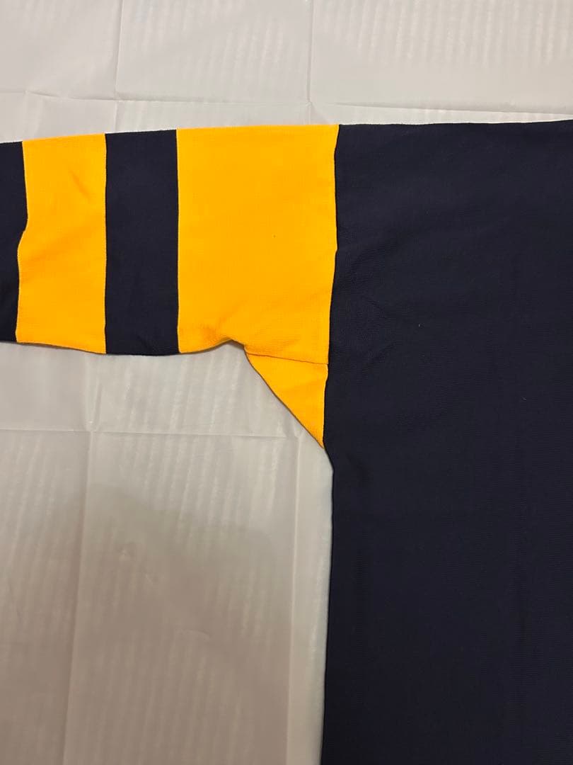 新品 Canterbury ラガーシャツ L マルチカラー 切替 90s
