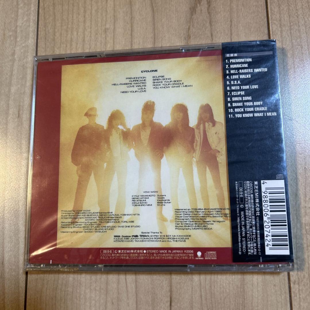 【新品未開封・帯付き・リマスター盤・ジャパメタ】VOW WOW【CYCLONE】