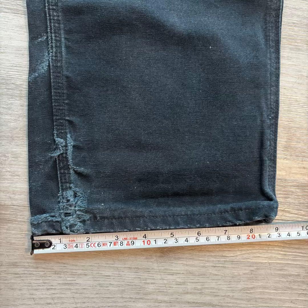 USA製B01 Carhartt ダブルニー ブラック 良フェード 極太#594