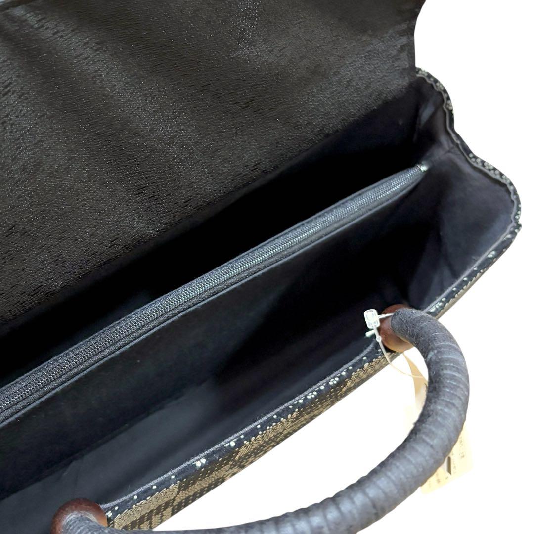 和装バッグ 印伝風 手提げ カジュアル 新品 未使用品