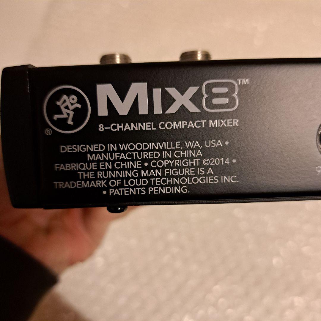【動作確認済み】MACKIE Mix8 コンパクトアナログミキサー　電源あり