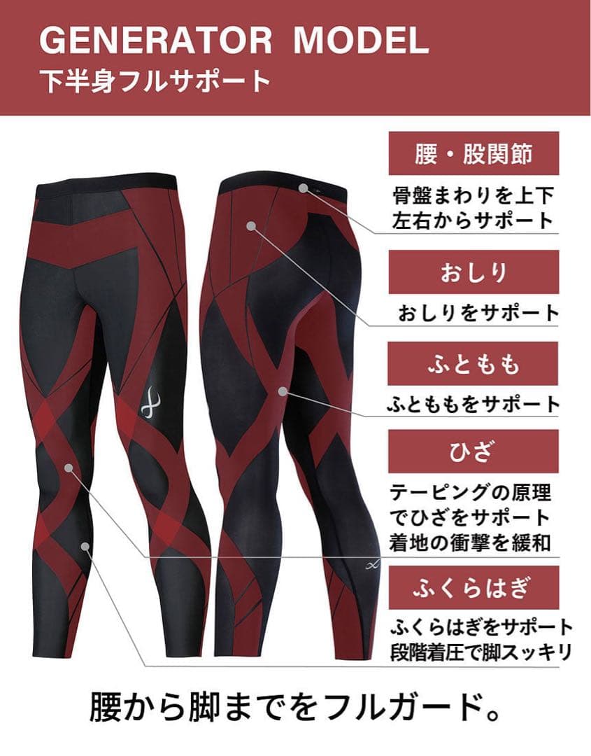CW-X cwx ジェネレーターモデル レボリューション BL レディース Ｌ