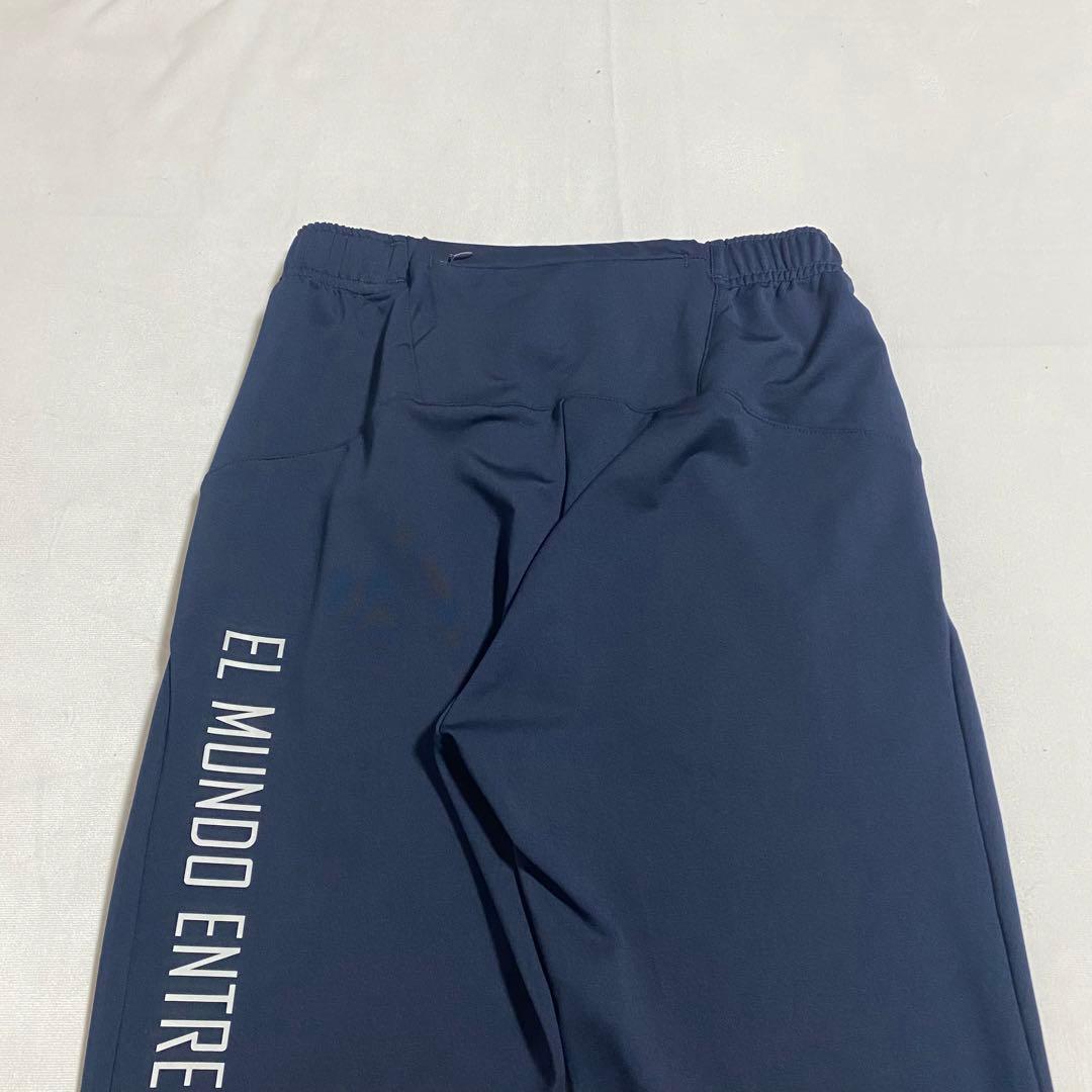 【美品】SVOLME スボルメ のびのびストレッチパンツ ネイビー S サッカー