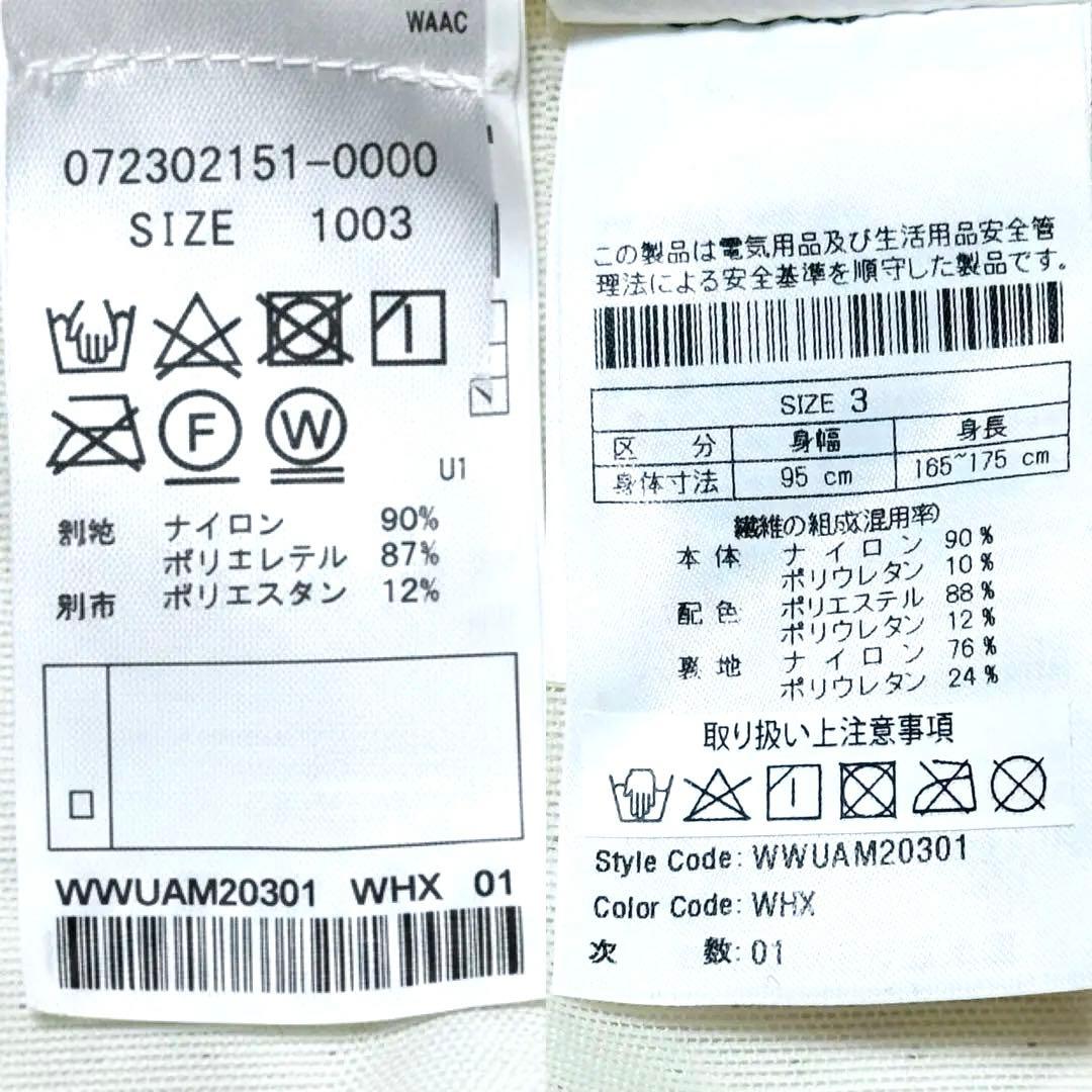 未使用品級2023SS WAAC メッシュ切替 ジップアップジャケット サイズ3