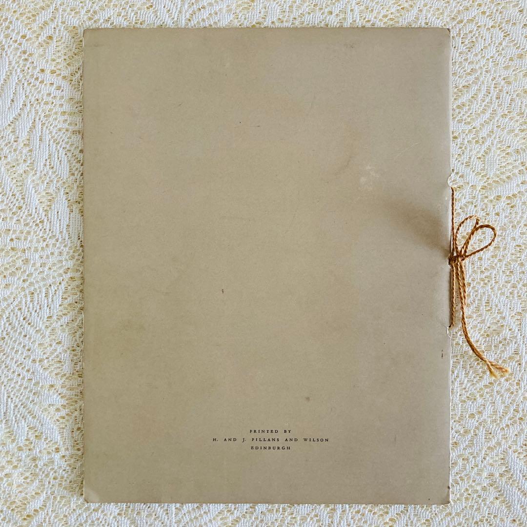 洋書　古書　希少　バレエの名場面を描いた優雅な画集　1945年　美しい水彩画♡