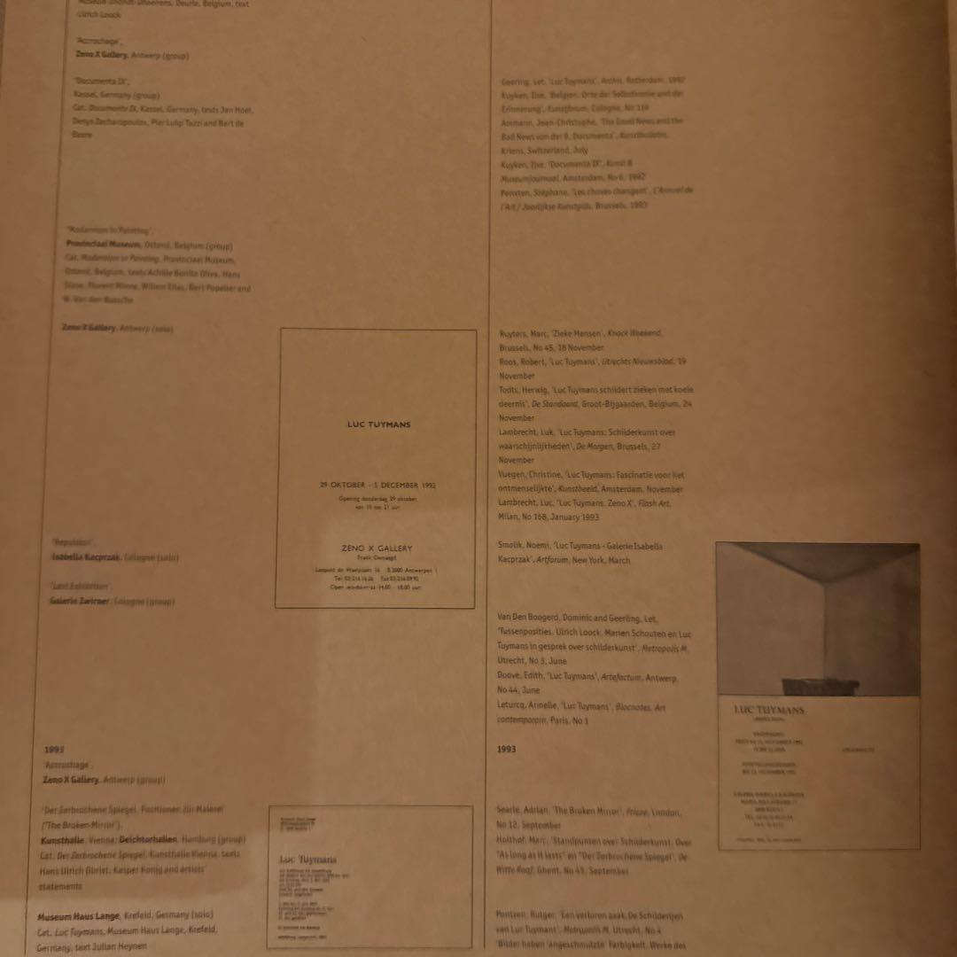 Luc Tuymans 作品集　Phaidon社