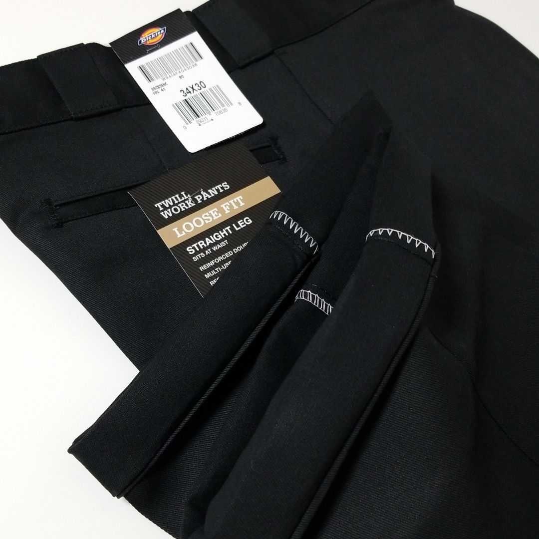 34×30【新品・未使用】ディッキーズ　ダブルニー　85283　　BLACK