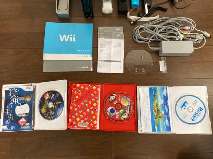 【お子様の夏休み中すぐに遊べる！】ニンテンドー　Wii本体+ソフト3本セット