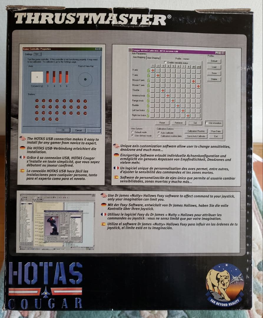 スラストマスター HOTAS COUGAR USBフライトコントローラー