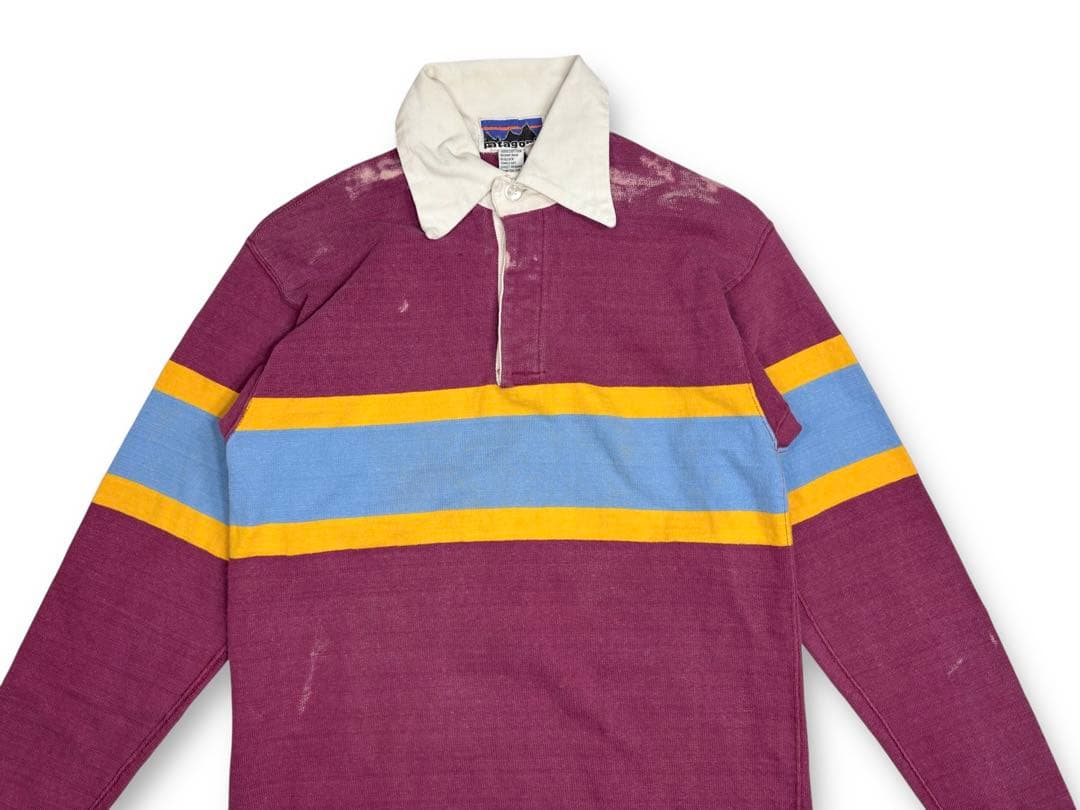激レア 70s 最初期 タグ PATAGONIA RUGBY SHIRT