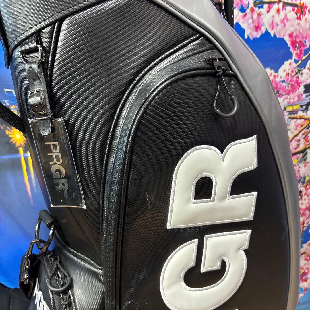 寶BX-1202 PRGR プロギア スタンド式 キャディバッグ ブラック
