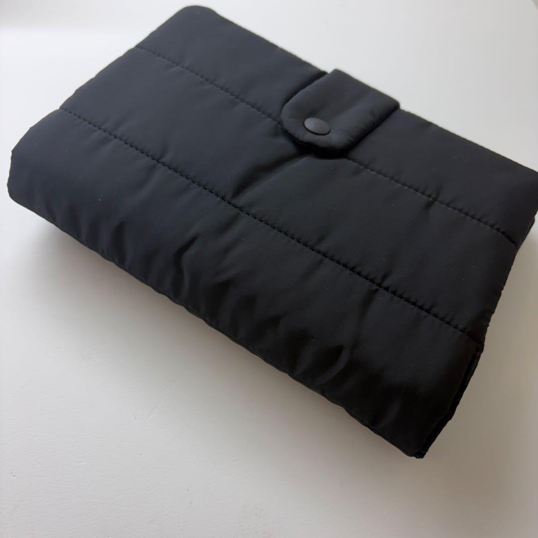 【SALE】バインダーカバー　シンプルブラック　※バインダーは付属しません