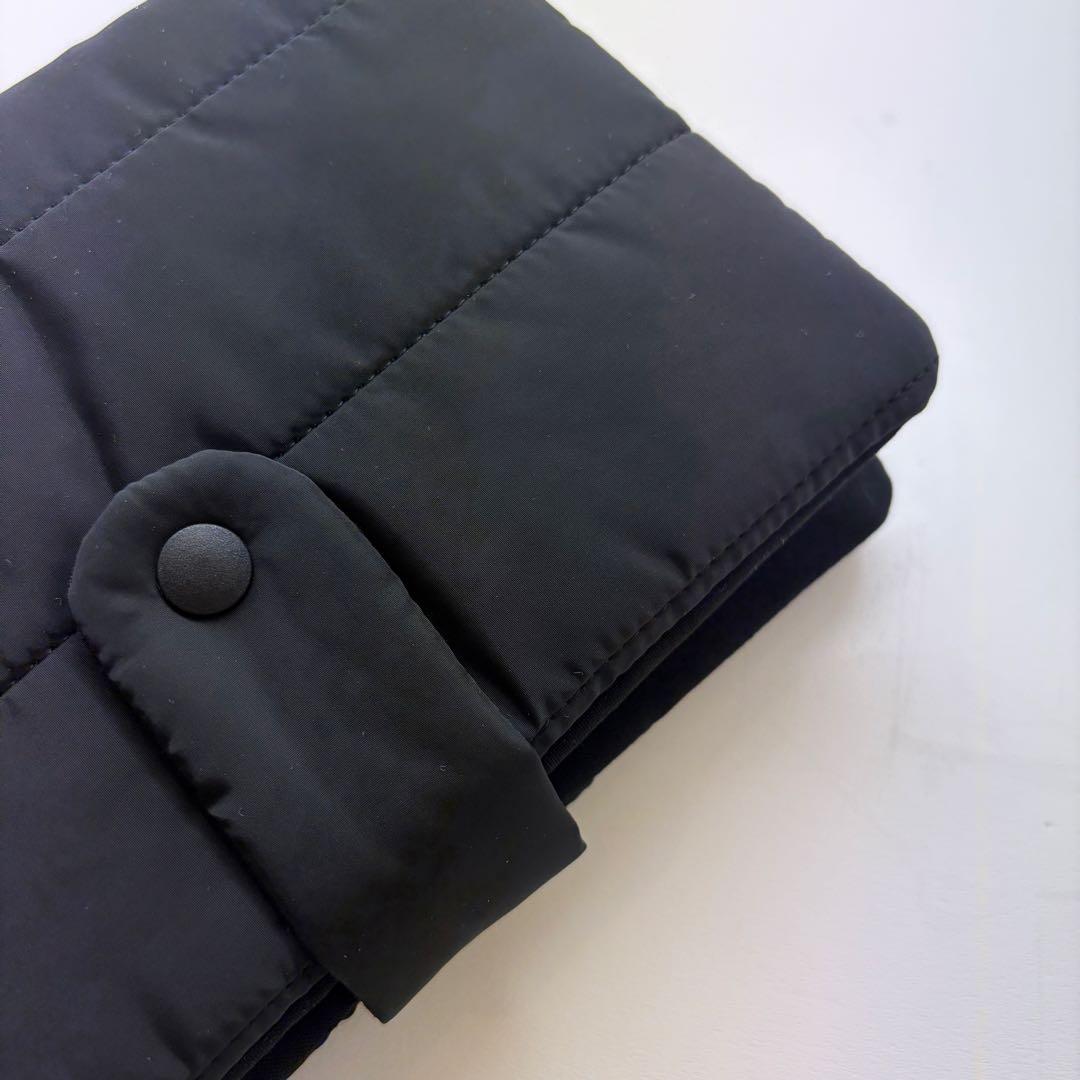 【SALE】バインダーカバー　シンプルブラック　※バインダーは付属しません