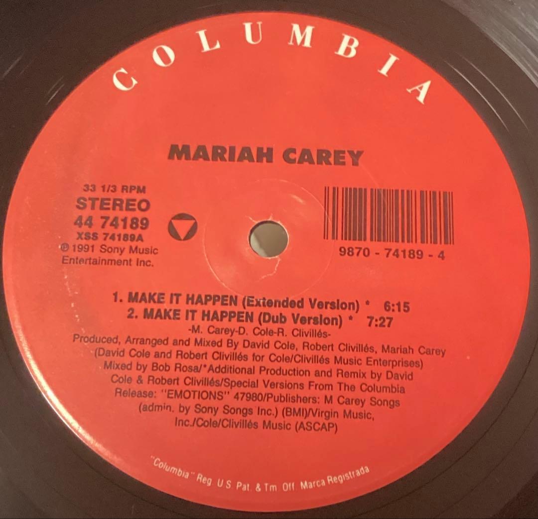 MARIAH CAREY Make It Happen USオリジナル レコード