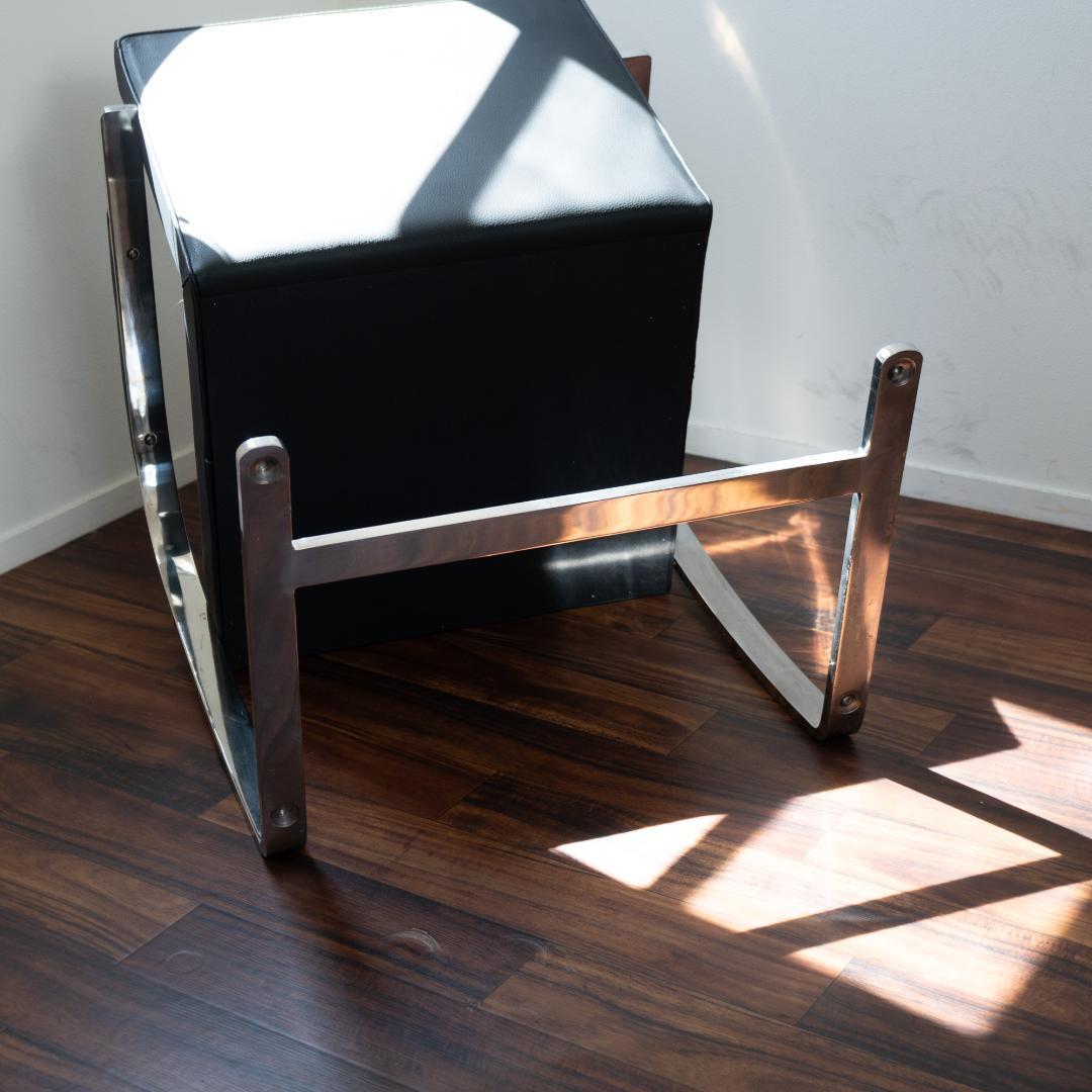 ブルーノチェア Brnochair ミースファンデルローエ 本革 ②