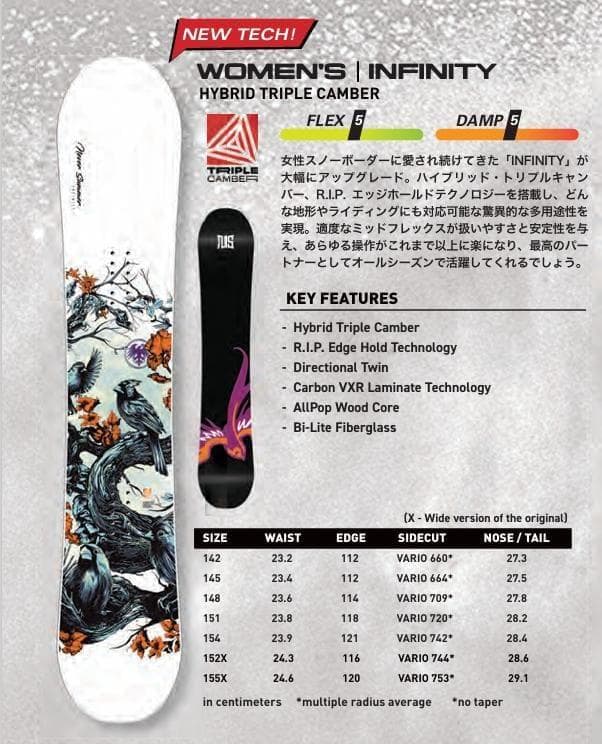 【新品】25-26 NEVER SUMMER INFINITY 148