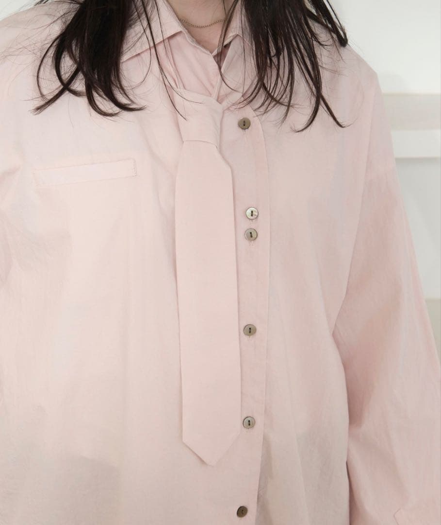 【人気商品】loin nuit ニュアンスボタンタイシャツ