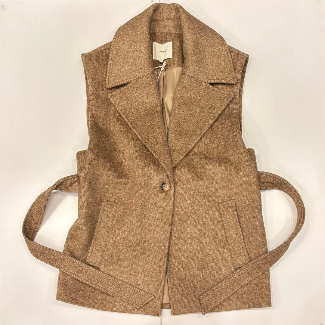 《SUNCOO》SALE‼️ 新品 ウール・ベスト・ジレ