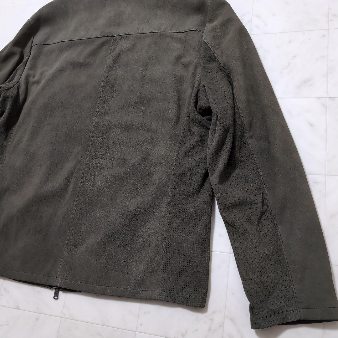 新品 2025SS JOSEPH ABBOUDゴートスエードシングルライダース