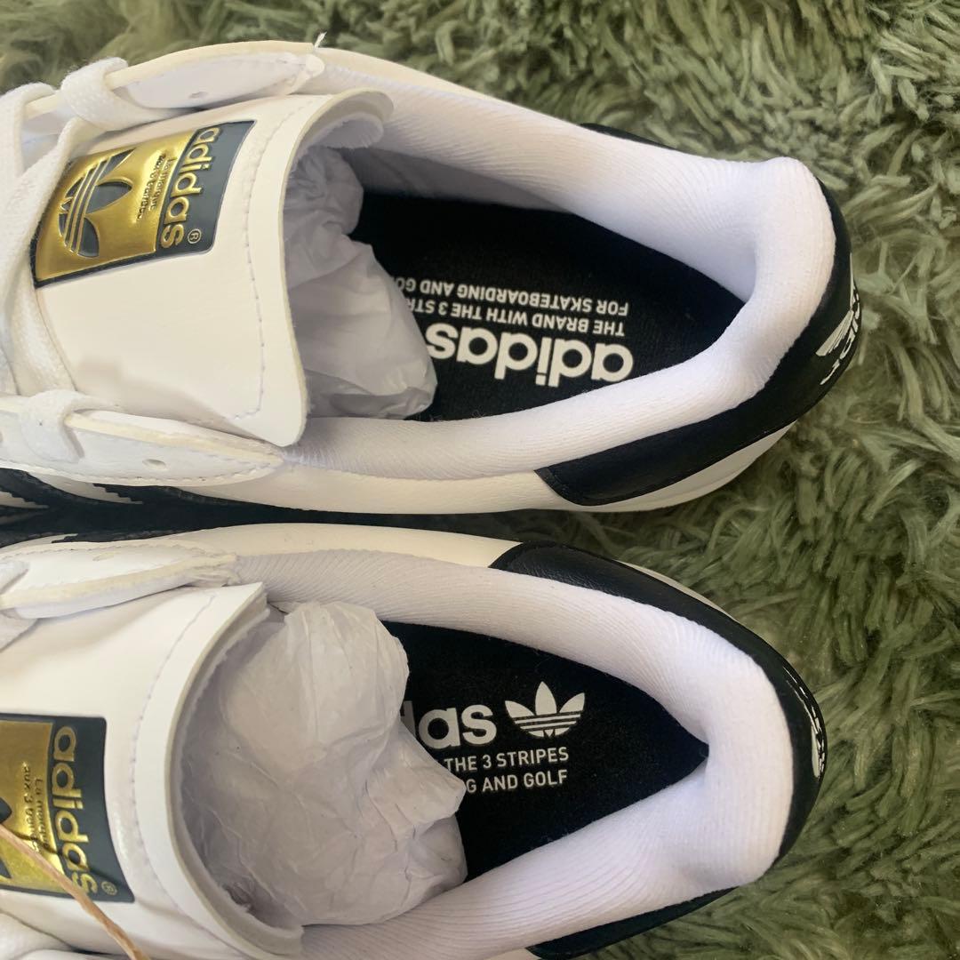 アディダス adidas SS80 GOLF SL ゴルフ 白×黒 24cm