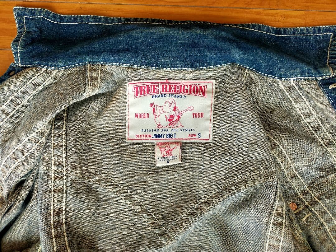 True Religion JIMMI BIG Tデニムジャケット Sサイズ