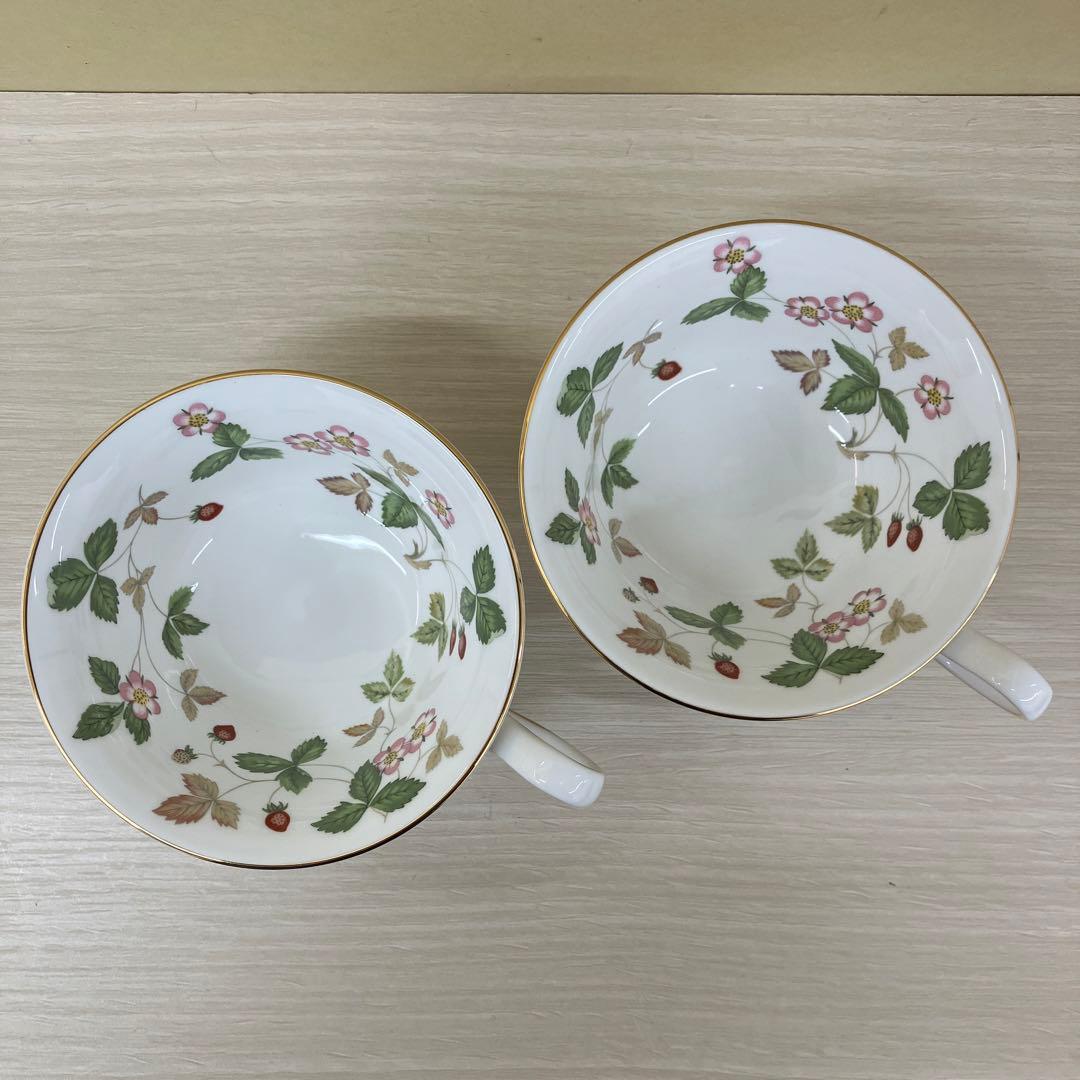 《美品》ウェッジウッド ワイルドストロベリー ハニーセット