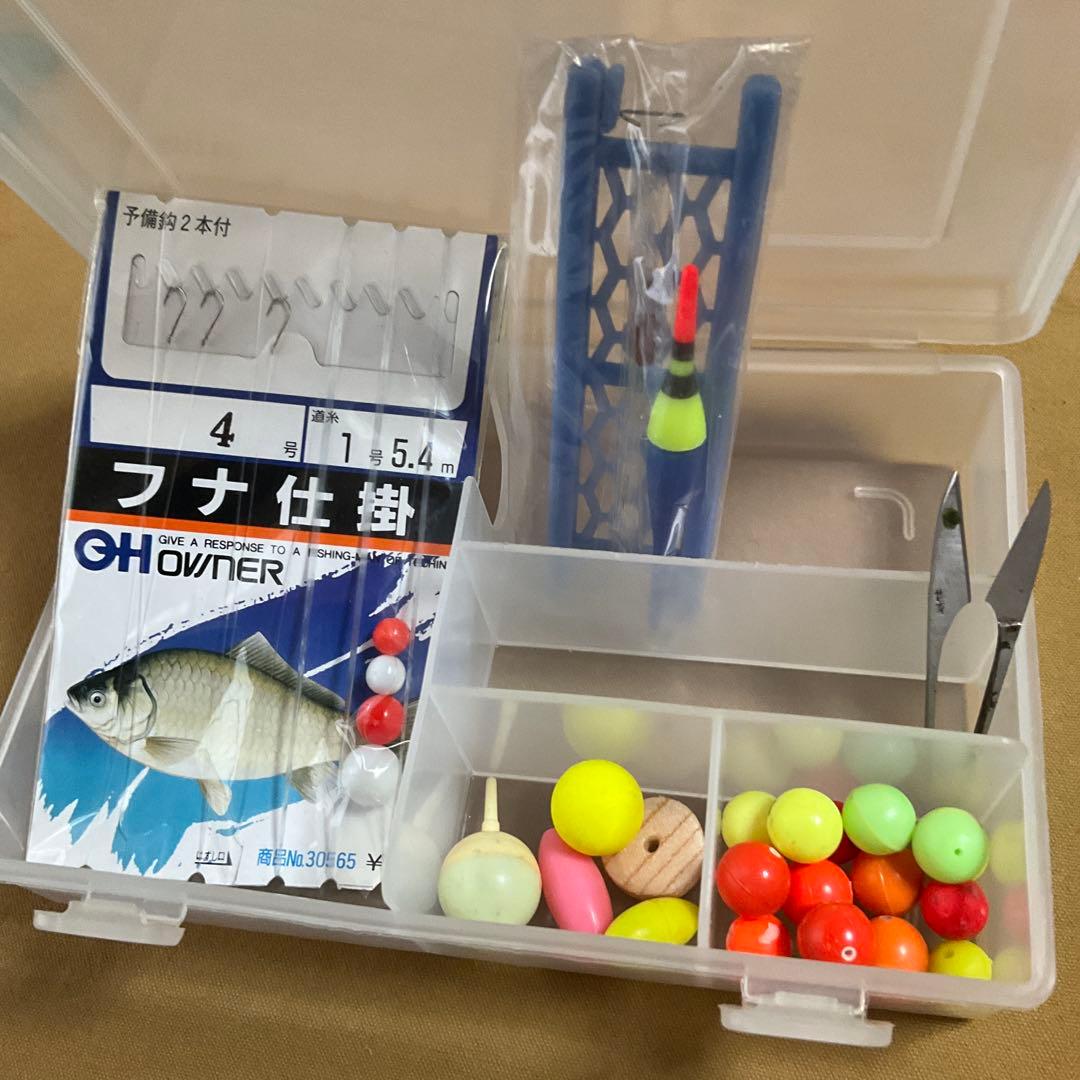 小物釣り竿（175・180・230）仕掛けセット、本革レザーレトロショルダー