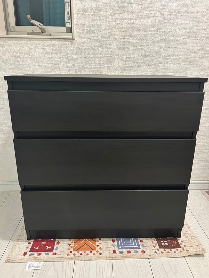 【格安】IKEA MALM マルム　チェスト（引き出し×3）
