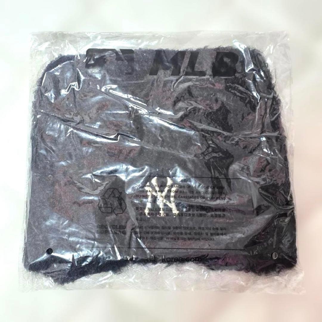 ☆品薄☆ MLB korea aespa カリナ 着用 ビーニー 猫耳 紐付き