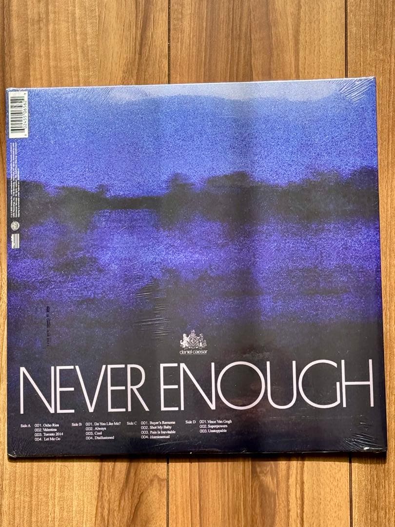 新品 限定盤 Daniel Caesar / NEVER ENOUGH 2LP