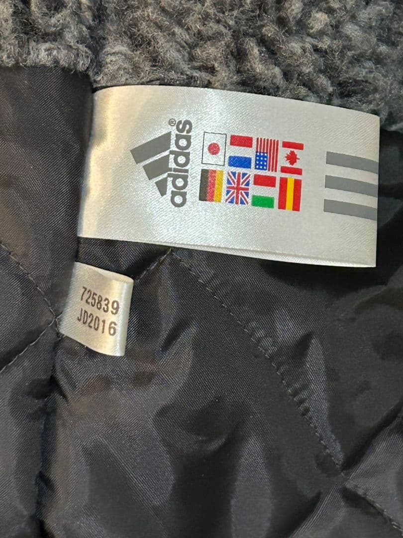 adidas アディダス L ボアダウン ロングコート ベンチコート