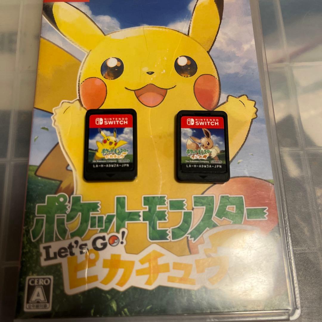 ポケットモンスターlet's go イーブイ、ピカチュウ